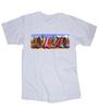 Cowboy Stiefel weißes T-Shirt Western Ranch Colorado Wyoming Montana Utah Arizona