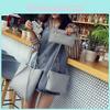 4pcs Leather Women Handbag Lady Shoulder Bag Tote Purse Messenger Set Satchel