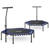 Fitness Trampoline with Handle 127 Cm Neo-Sport - Hexagonal Blue