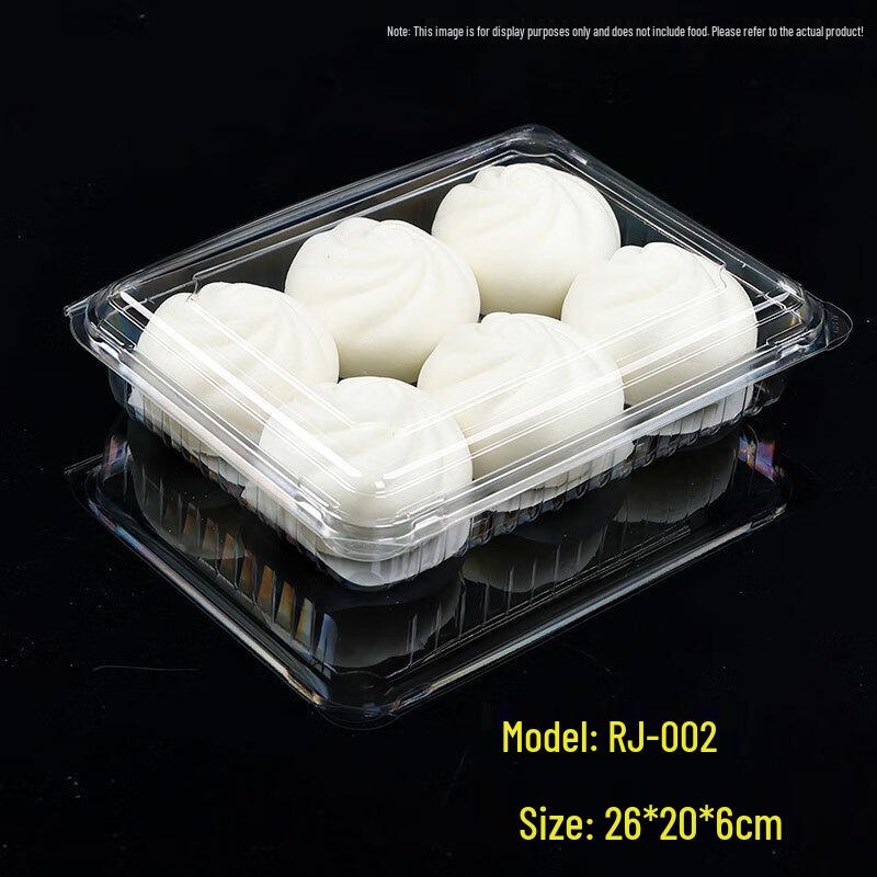 

Disposable Transparent Square Food Container with Lid