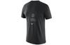 Nike T Shirts Men's Black Crew Neck Moderate Straight Fit CK7938-010