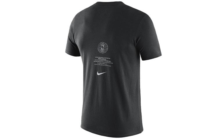 Nike T Shirts Men's Black Crew Neck Moderate Straight Fit CK7938-010