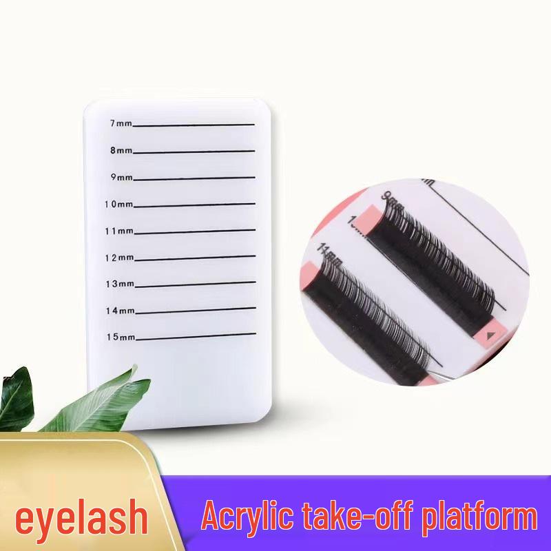 

Acrylic Eyelash Grafting Table with Scale and Glue Platform