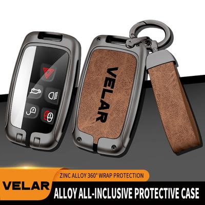 Zinc Alloy Car Remote Key Case Cover Shell For Land Rover Velar Remote Control Protector For Land Rover VELAR Auto Accessories