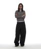 PARTIMENTO WOMEN Colorblock Double Layered Knit Sweater_Melange