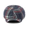 Hat Men's Octagonal Hat British Vintage Newsboy Hat