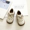 New Autumn and Winter Girls Bow Comfortable and Fashionable Soft-soled Leather Shoes