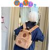 Capybara peluş sırt çantası Kawaii moda peluş bebek kürk çanta çocuk çantası omuzdan askili çanta Mini sırt çantası çanta kız arkadaşı için hediyeler