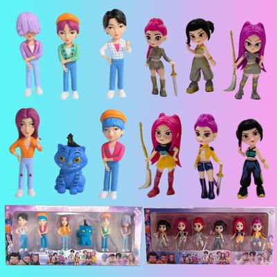NEW 6pcs/set for Kpop Witch Hunting group,Saja Boys, Superstar Rumi PVC Action Figure Toy Anime Figurine Doll For Fans Gift