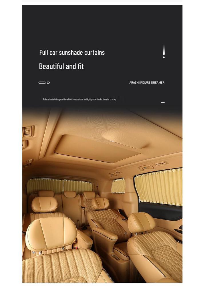 Tendalino Oscurante Mercedes-Benz V300L Classe V con Doppio Binario Isolamento Termico
