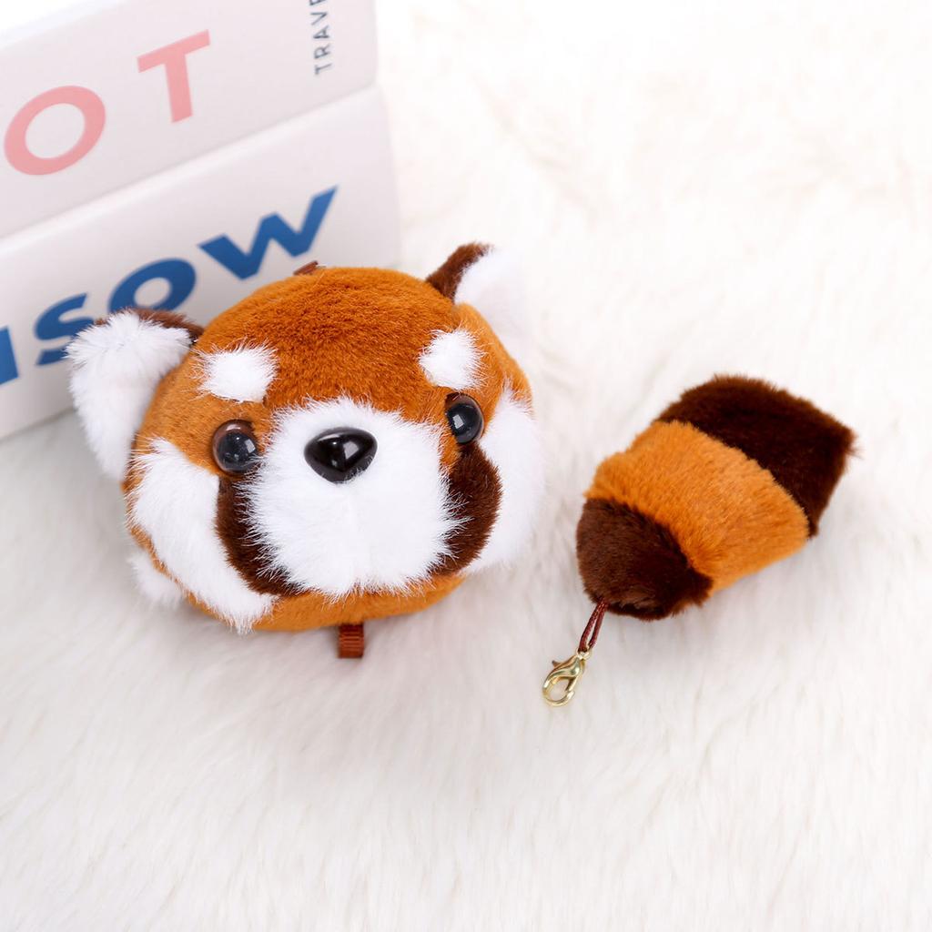 Little raccoon pendant, little doll keychain, bag, plush toy, birthday gift, girl's rag doll.