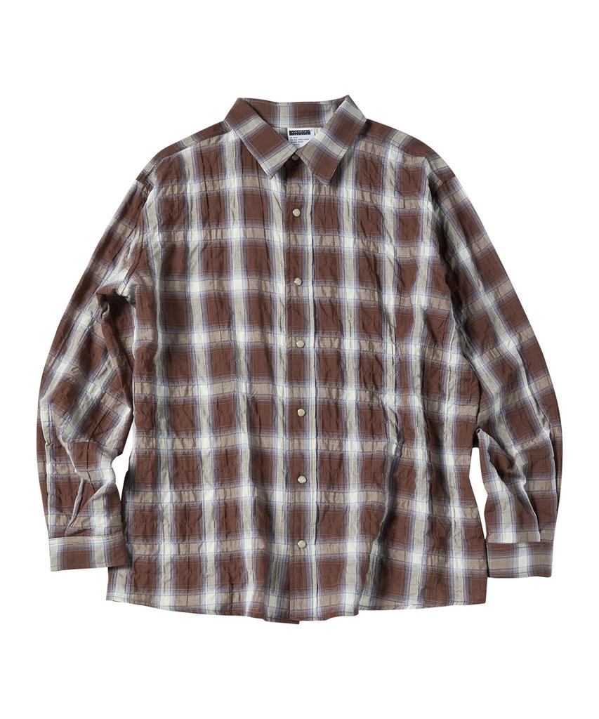 Eontaiteulseoul Untitled Check Shirt Brown