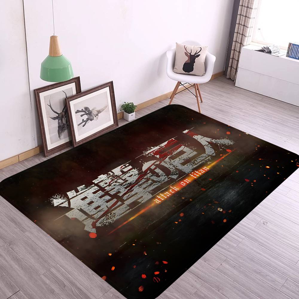 A-Attack On Titan Entrance Door Mat Nordic Style Home Doormat Bathroom-Toilet Mats Bedroom Hotel Decor Mat