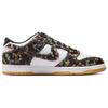 Nike Dunk Breathable Cushioning Low Top Skateboard Shoes Unisex White Black IB2263-100