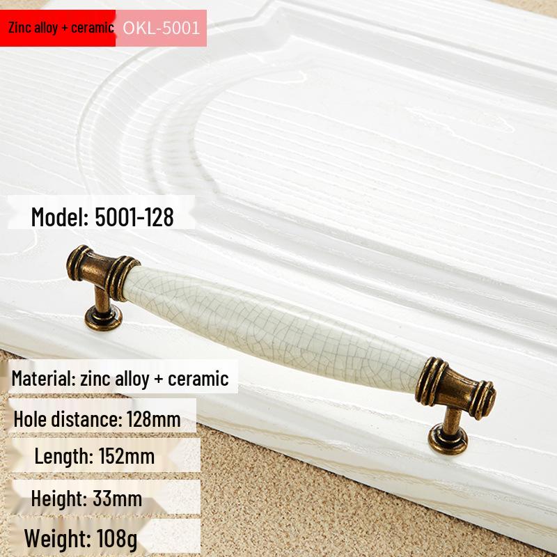 

Oukali Европейская Античная Зеленая Бронза Керамическая Ручка с Трещинами для Кухонного Шкафа и Мебельного Ящика