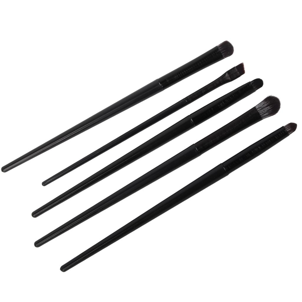 5pcs Eyeliner Smudge Makeup Brush Professional Soft Eye Cosmetic Angled Brush Kit for Home