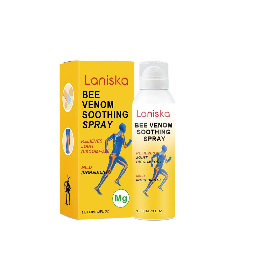 Bee Venom Joint Spray 60 ml—Nourishes skin and provides long-lasting joint hydration. Suitable for all skin types.