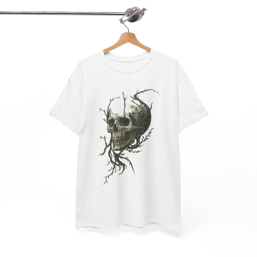 HOT SALE Gothic Skull Graphic Tee - Unisex Heavy Cotton Alternative Fashion T-shirt Alternative Style Halloween Casual Wear