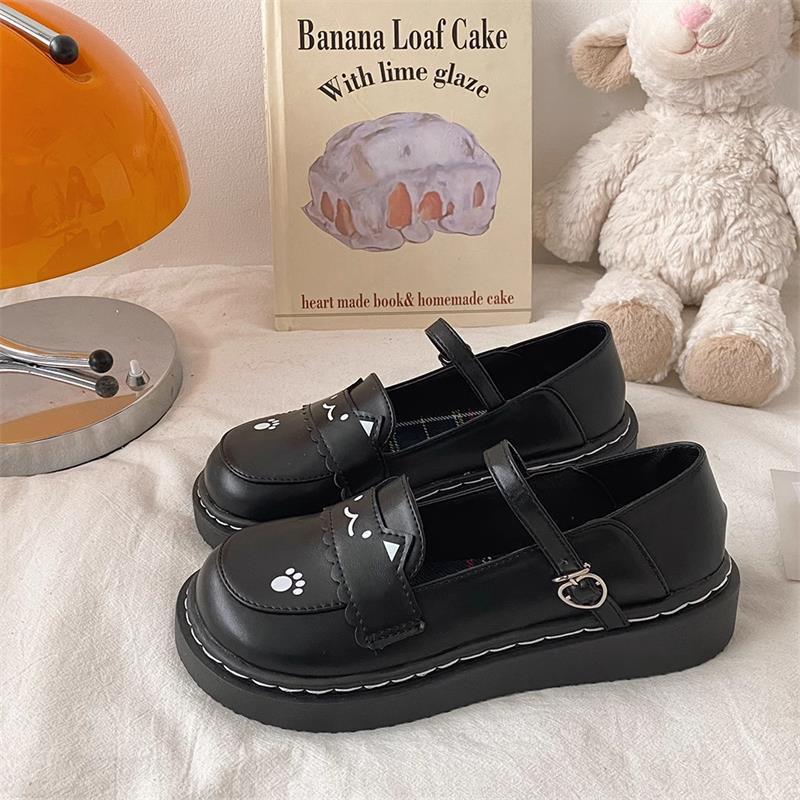 College style small leather shoes women's 2025 summer new soft girl single shoes retro big head shoes comfortable sweet cool Mary Jane shoes