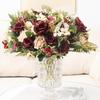 2PCS Artificial flower bouquets, artificial roses, high-end artificial flower bouquets.