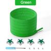 Star Diamond No Tie Shoelaces Colorful Rhinestone Metal Buckle Shoe Laces Flat Elastic Shoelace Kids Adult Sport Cute Shoestring