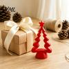 Exquisite Christmas Home Decor Hollow Tree Statue, 3D Printed Star Topper Ornament, Ornament Modern Festive Centerpiece for Tabletop Holiday