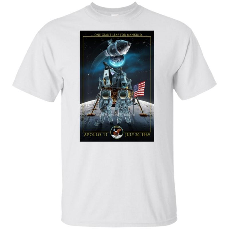 Apollo 11 50Th Anniversary Shirt Moon Landing 1969 Mens TShirt S 2Xl High Quality Casual Printing Tee Shirt S