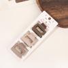 3pcs/set New Morandi Color Hair Claw For Women Flower Hair Clip Lady Small Hairpin Girls hairclip High Ponytail Clip Headdress