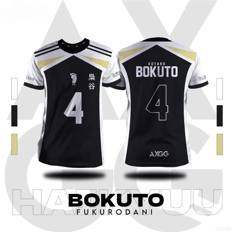 Haikyuu Fukurodani Bokuto Anime Men T-Shirts 2025 New Summer Fashion Casual Jersey Round Neck Top Short-Sleeve Tee Men Clothing