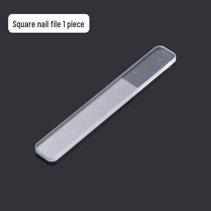 Nano Glass Nail File Clipper Set - Polishing Buffing Strips for Manicure