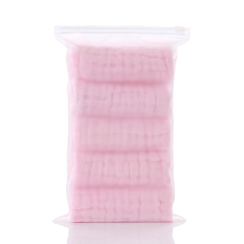 5Pcs/lot 6 Layers Cotton Soft Baby Towels Baby Face Towel Handkerchief Bathing Feeding Face Washcloth Wipe Burp Cloth