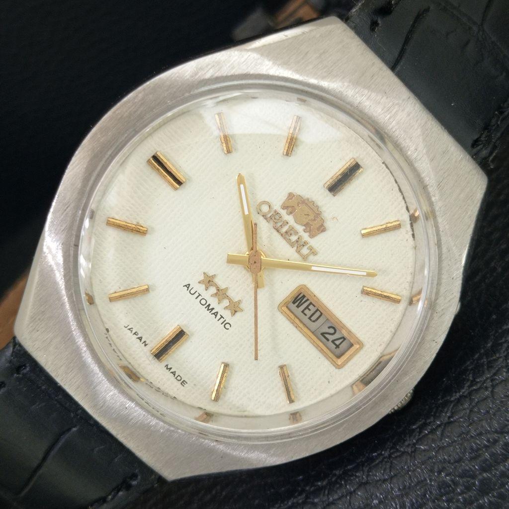 

VINTAGE ORIENT 46941 AUTOMATIC JAPAN MENS WATCH a706289-1