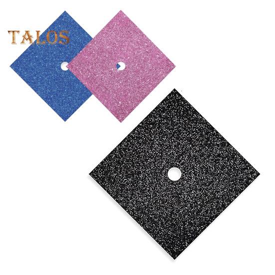 10 Pcs Glitter Cardstock Paper for Graduation Cap Decorations 10" X 10" Sparkly Construction Paper for DIY Grad Caps Crafts Scrapbook Supplies