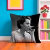 CCanserbero Singer Pillow Case Cushion Cover Soft  EasyWash Pillow Case  Versatile For Couch Bed Travel And Office