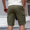 Pantalones Cortos Cargo Casuales para Hombre con Cintura con Cordón y Múltiples Bolsillos Corte Relajado Material Ligero para Uso Diario