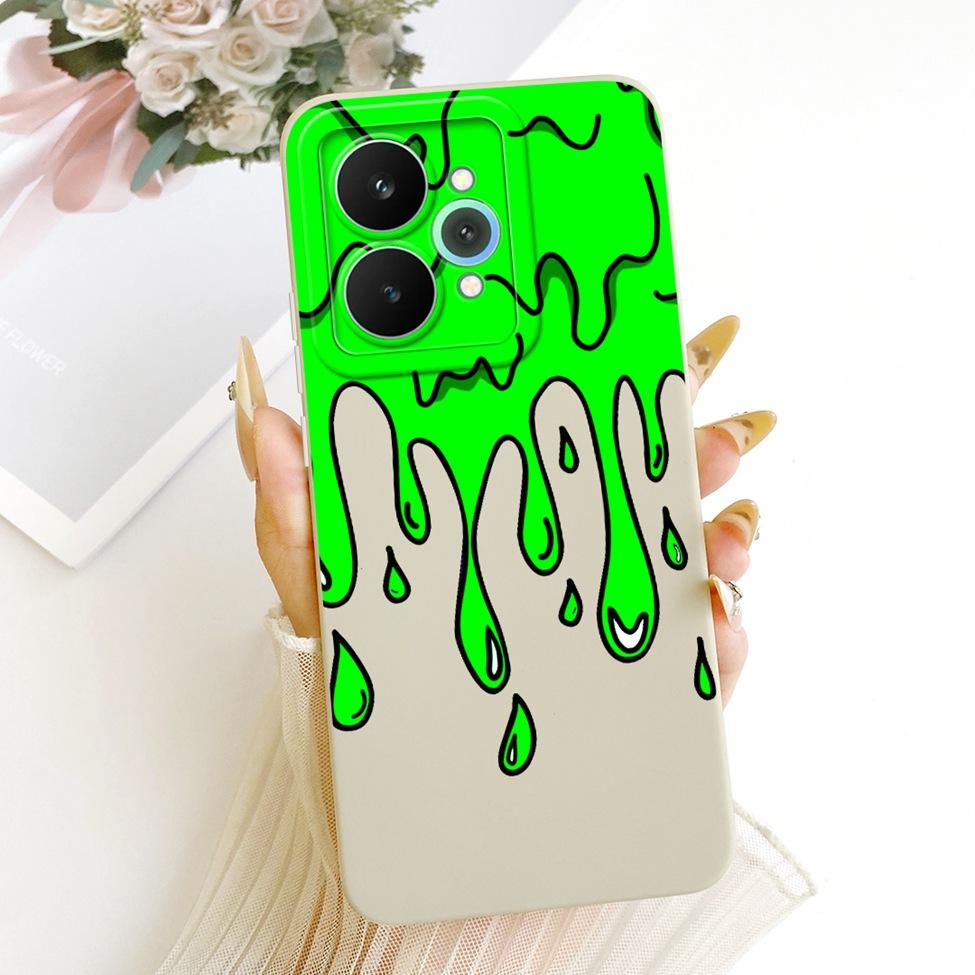 Cover For Realme 15 Pro Casing RMX5101 Silicone Luxury Fashion Flowers Kawaii Cute Painted Shockproof Phone Case
