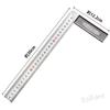 EsiFare Right Angle Ruler, Woodworking Ruler, Construction Ruler, L-Shaped Ruler, Square Ruler, Framing Ruler, Square, 90 Degree Angle Ruler, Measurin