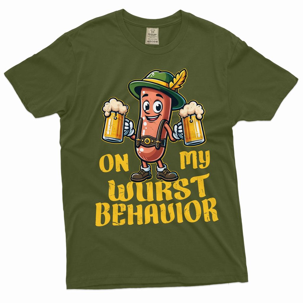 Men's OktoberfesT Shirt Mens Womens Tees Top Drinking Party Shirt OKtoberfest Party Gift Ideas