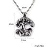 Necklace Nordic Mythology Viking Guardian Tree of Life Men's Pendant
