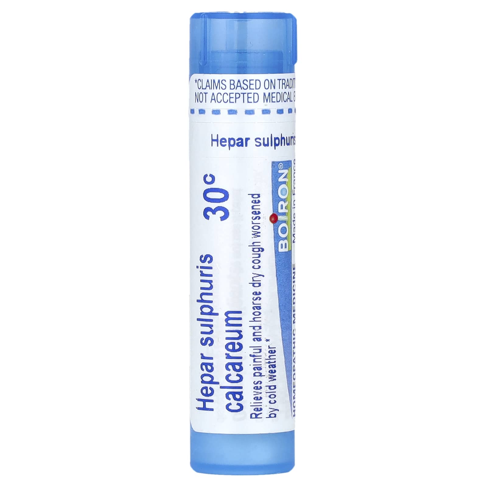 

Heparsulphuriscalcareum, 30C, Dry Cough Relief Pellets 80