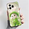 For ZTE Blade A76 4G /ZTE Blade A36 Case Cute Love Rabbit Cartoon Black Soft Silicone Protect Cover For ZTE A76 A36 Phone Casing