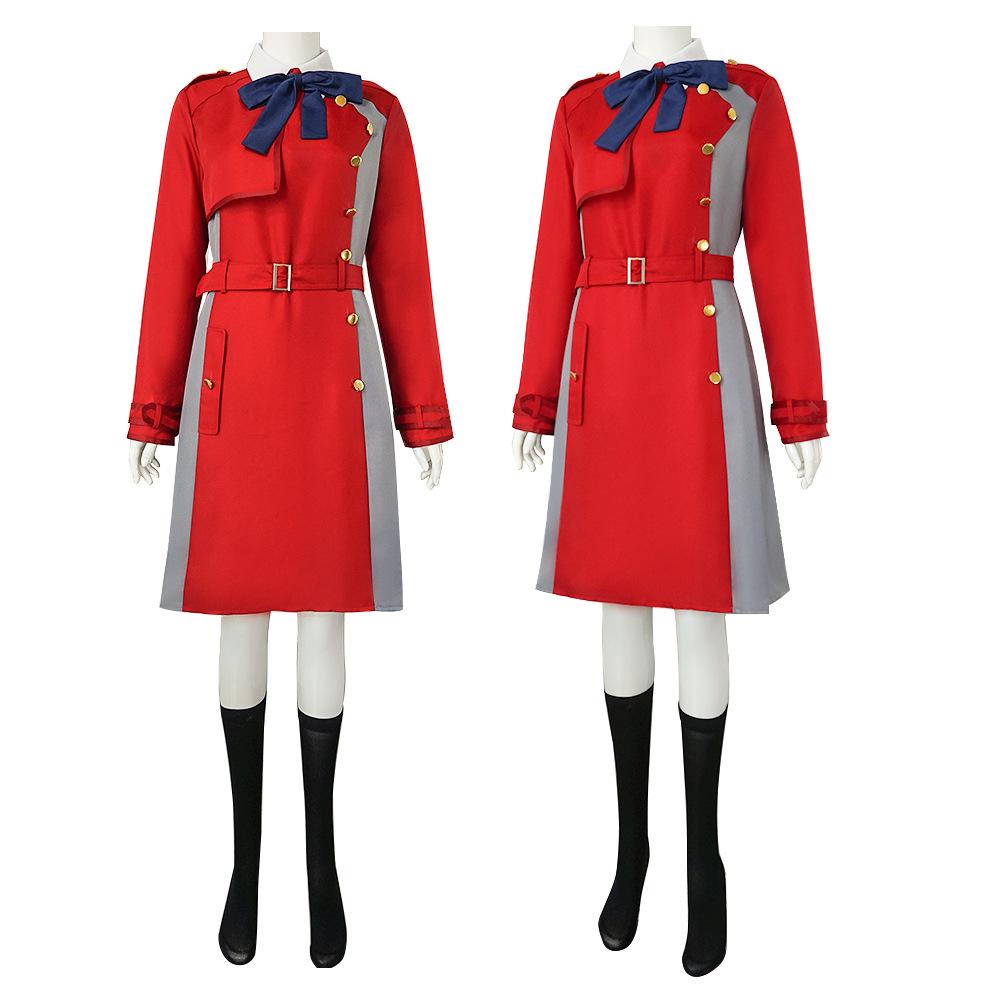 Kostium Cosplay Chisato Nishikigi & Takina Inoue, Nowy Kostium Sceniczny z Anime Lycoris Recoil