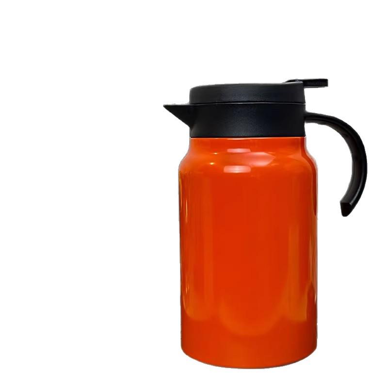 Insulated 1500ML Tea Pot with Divider, Slow Brew Kettle, Large Capacity Thermos for Home
