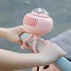 F37 Stroller Fan Tabletop Kids Silent Handheld Shakehead Octopus Fan