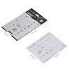 QIANLI MEGA-IDEA Black BGA Reballing Stencil Multifunction Universal Net for iPhone 6-17 Pro Max Planting Tin Steel Mesh Tools