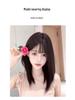 Women's Lolita Bob Wig Inspired by Jang Won-young - Medium Length Comic Bangs, Age-Reducing Style