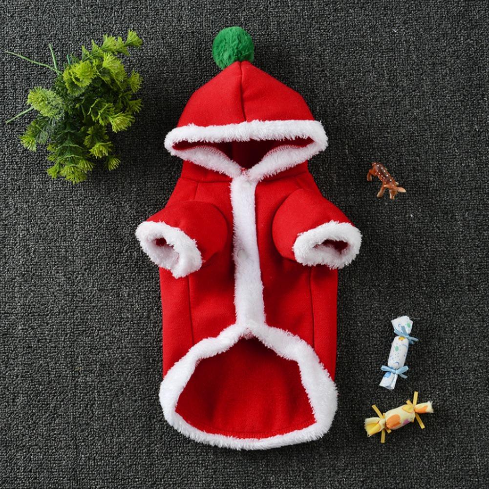 Pet Cotton Cute Clothes Christmas Day Costume Hoodie for Dog Cat Keep Warm