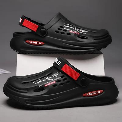 Clogs für Herren, Schlupfsandalen mit geschlossener Spitze, Wanderschuhe mit weicher Sohle, Gartenschuhe für den Außenbereich, Strandsandalen
