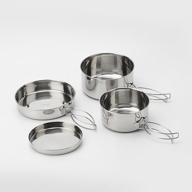 Miss Yizi Portable Outdoor Stainless Steel Cookware Set 1