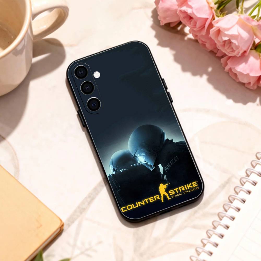 G-Game C-CS2 C-Counter S-Strikes   phone Case For Samsung Galaxy A73,A72,A71,A70,A53,A52,A51,Others Soft Black Shell